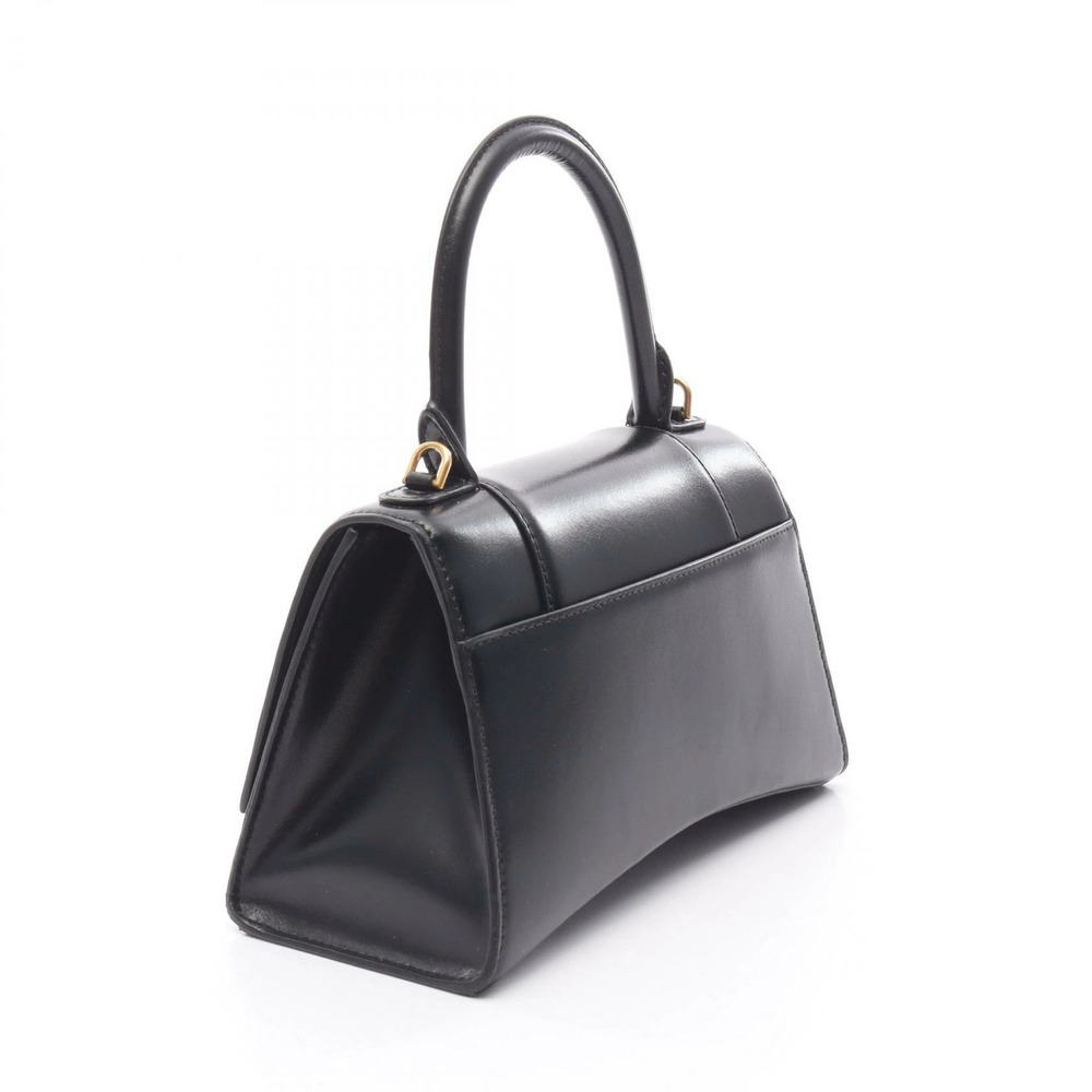 Balenciaga Hourglass Handbag Leather Black - Picture 2 of 9
